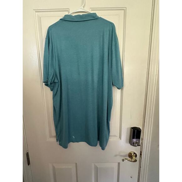 Tasc Men's Blue Short Sleeve Performance Golf Cloud Polo Shirt Size 2XL - Picture 4 of 6